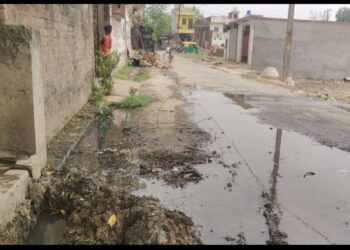 *नारायनपुर में बदहाली का बोलबाला, सड़कों पर बहता नाली का गंदा पानी और बांस-बल्लियों पर लटकते बिजली के तार दे रहे बड़े हादसे को दावत*