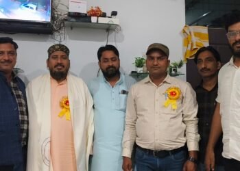 सरकार आफताबी पीर का साइबर जर्नलिस्ट एसोसिएशन ने किया सम्मान