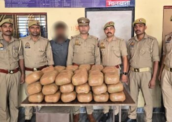 लोहता पुलिस व SOG की बड़ी कामयाबी, 15 लाख का 54 किलो गांजा बरामद
