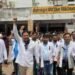 आरोपियों की गिरफ्तारी को लेकर फिर से अस्पताल में काम किया ठप