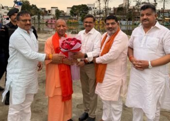 बंगाल फतह के बाद में जश्न, मुख्यमंत्री का जोरदार अभिनंदन, गूंजे भारत माता की जय, के नारे