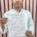 *रेल लाइन की मांग को लेकर शुरू हुई मुहिम, प्रधानमंत्री को भेजा खून से* *लिखा पत्र*