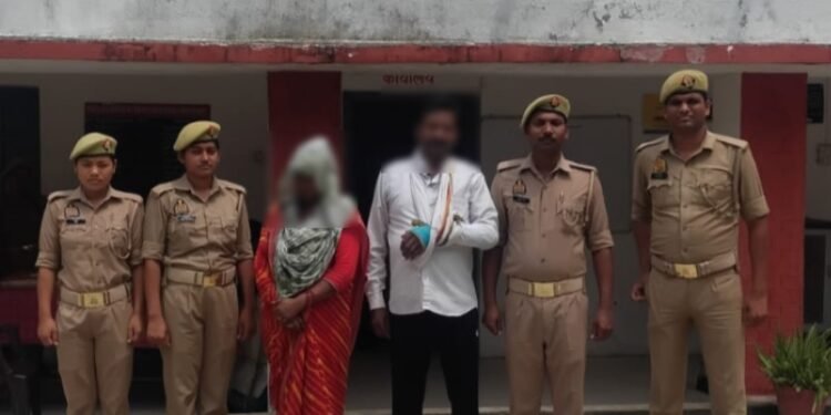 पिपराइच पुलिस का ऑपरेशन वज्र, गैंगस्टर एक्ट में वांछित मुरलीधर और रीमा चौहान गिरफ्तार