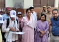 मतगणना के प्रथम चरण के कार्यों का डीएम ने लिया स्थली जायज़ा