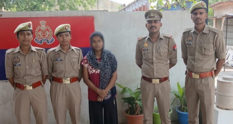 फर्जी शादी रचाकर धन उगाही करने वाले गैंग की वांछित महिला अभियुक्त गिरफ्तार