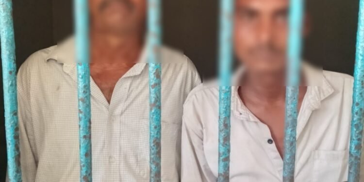 *झंगहा पुलिस की बड़ी कार्रवाई: गैर इरादतन हत्या के मामले में पिता-पुत्र गिरफ्तार, भेजे गए जेल*