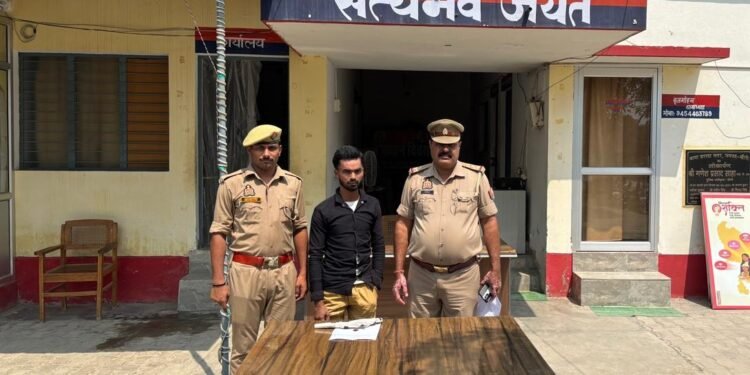 *शारदानगर पुलिस की बड़ी कार्रवाई: अवैध तमंचा और कारतूस के साथ युवक गिरफ्तार*