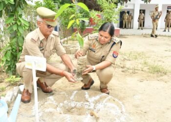 *विश्व पर्यावरण दिवस पर खीरी पुलिस का हरित संकल्प, पुलिस लाइन में हुआ व्यापक वृक्षारोपण*