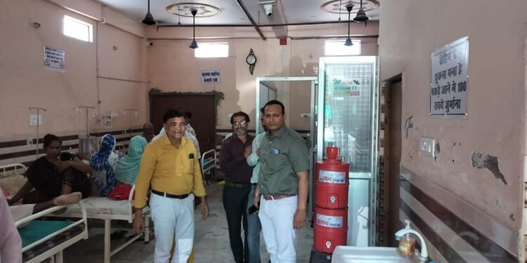 *एम- ओ -आई -सी की छापामारी, के दौरान पैथोलॉजी,हास्पिटल संचालकों में हड़कंप*