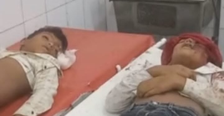 *पिकअप की टक्कर से तीन लोग घायल दो बच्चों की मौत*