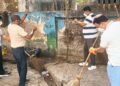 *केंद्र सरकार के 12 वर्ष पूर्ण होने के उपलक्ष्य में में चलाया गया बृहद सफाई अभियान*।