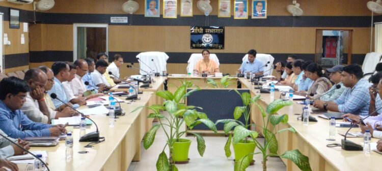 राजस्व वसूली का टारगेट शत प्रतिशत पूरा करने का जिलाधिकारी ने दिया निर्देश