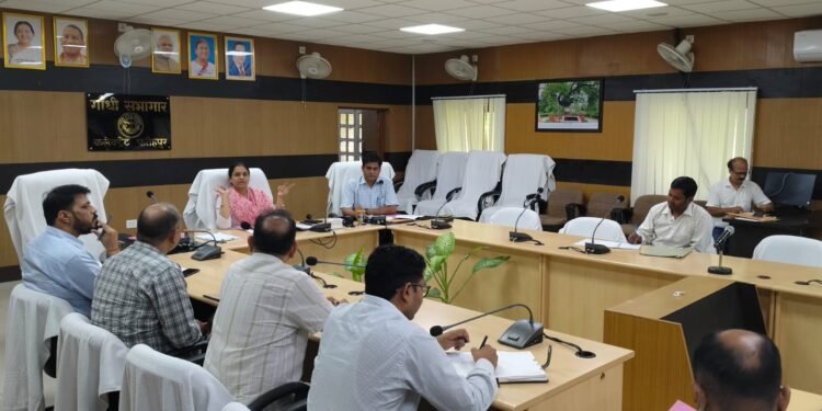 भूमाफियाओ के खिलाफ जिलाधिकारी ने अभियान चलाने के दिए निर्देश