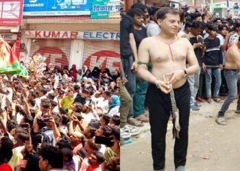 या हुसैन की सदाओं के बीच बहाया लहू