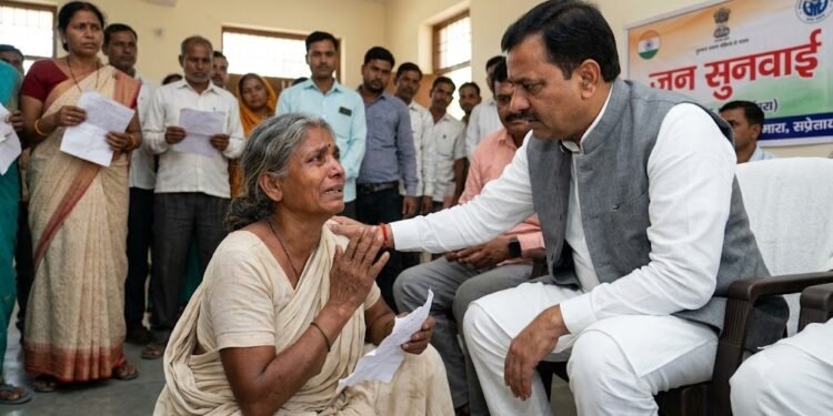 आवास की रकम के बदले 55 हजार रुपये मांगने का आरोप, विधवा ने राज्यमंत्री से की शिकायत
