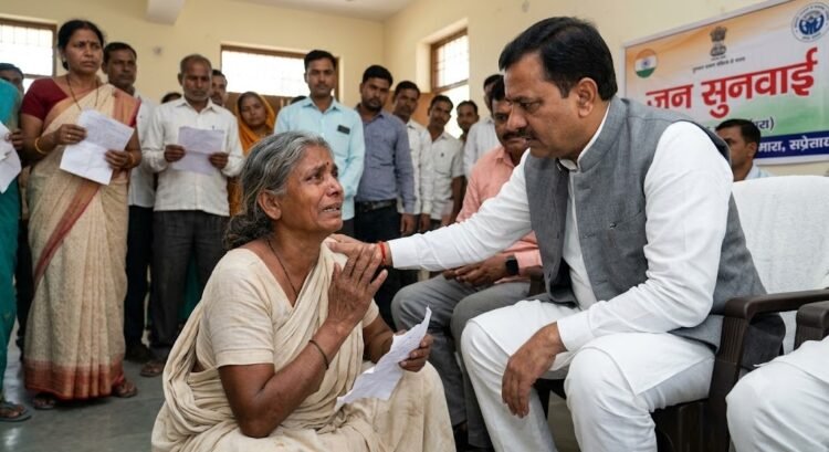 आवास की रकम के बदले 55 हजार रुपये मांगने का आरोप, विधवा ने राज्यमंत्री से की शिकायत