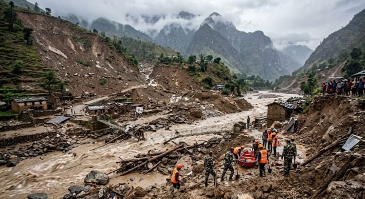 नेपाल में बाढ़-भूस्खलन से तबाही, दार्चुला में नदी का रास्ता बंद; 1300 से ज्यादा मौतें, हजारों लापता