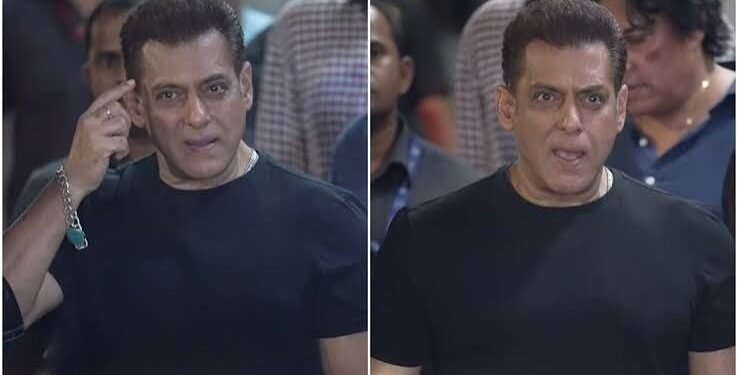 बार-बार पोज मांगने पर सलमान हुए नाराज, पैपराजी को लगाई फटकार